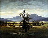 Caspar David Friedrich Famous Paintings - Village Landscape in Morning Light